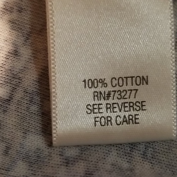 Croft and Barrow Long Sleeve Cotton Tee 1X - Picture 3 of 3